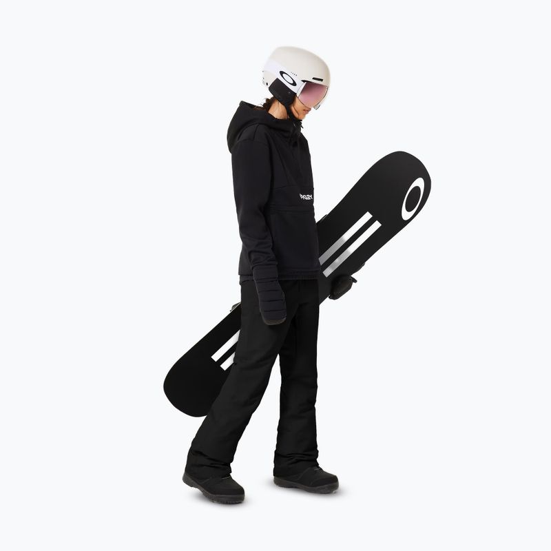 Bluza softshell damska Oakley TNP Nose Grab Softshell Hoodie blackout/white 2