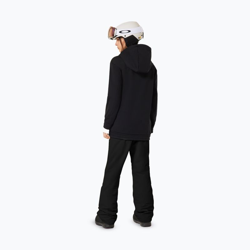 Bluza softshell damska Oakley TNP Nose Grab Softshell Hoodie blackout/white 3
