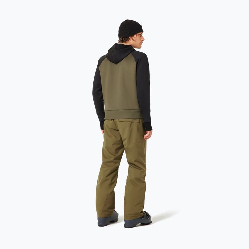 Bluza snowboardowa męska Oakley Sierra DWR Fleece Hoody 2.0 army green 3