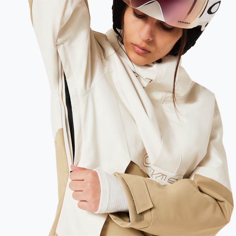 Kurtka snowboardowa damska Oakley WMNS TNP TBT Isulated Anorak mist/pebble 4