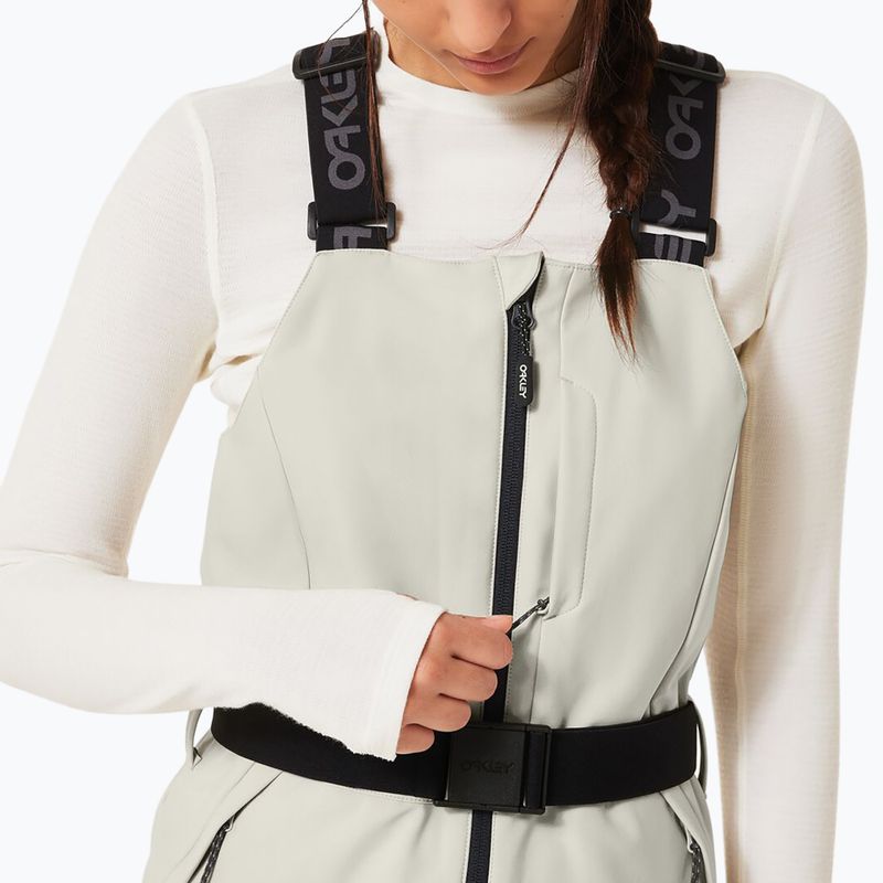 Spodnie snowboardowe damskie Oakley TNP Harper Softshell Bib mist 5
