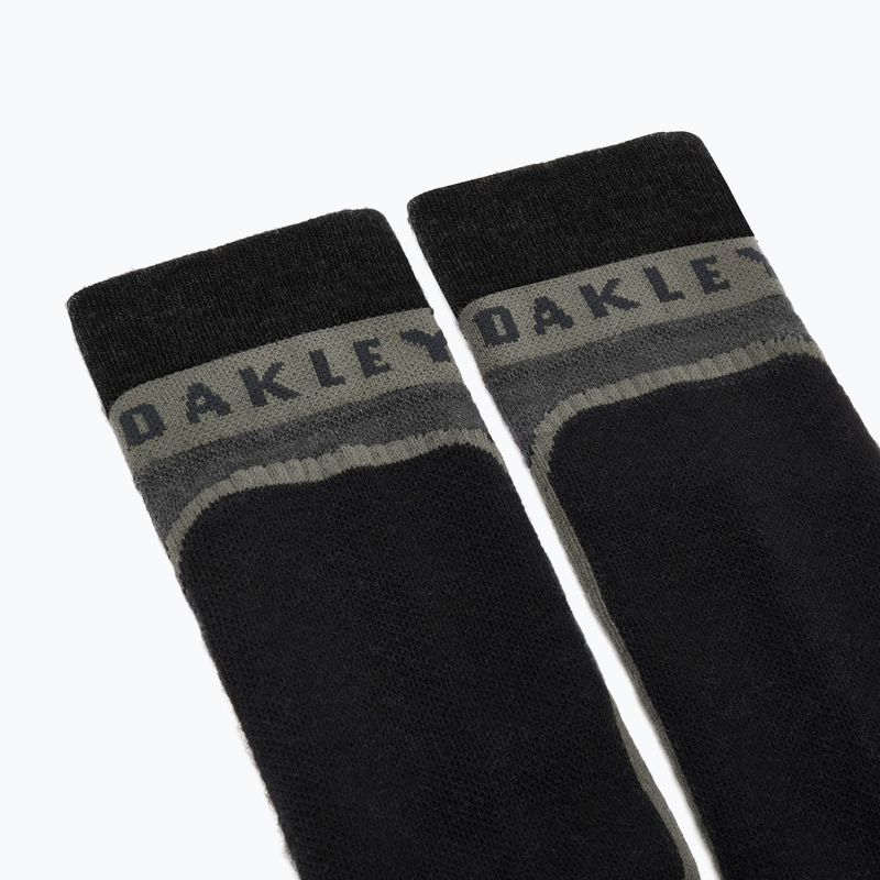 Skarpety narciarskie Oakley Patrol dark grey hthr 4