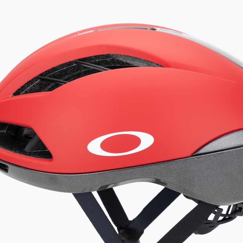 Kask rowerowy Oakley Velo Stelvio EU black/red pro 7