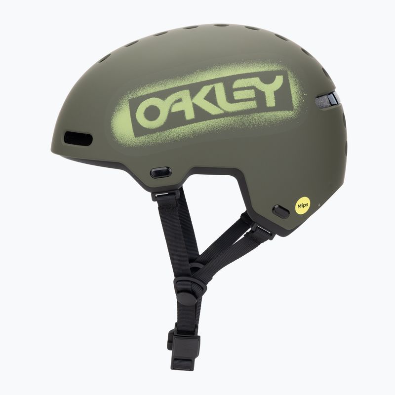 Kask Oakley Street1 EU matte dark brush stencil 3