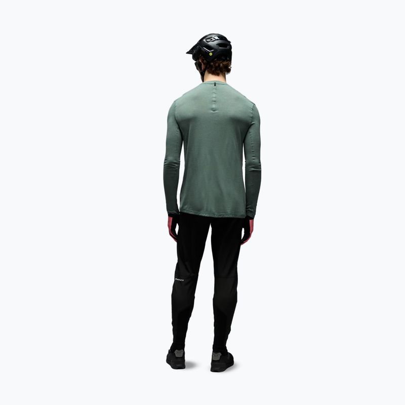 Longsleeve rowerowy męski Oakley Seeker Flow LS74O aviator green 3