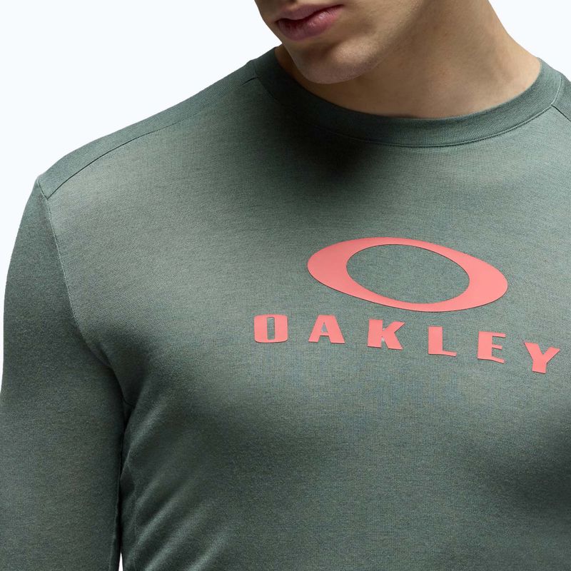 Longsleeve rowerowy męski Oakley Seeker Flow LS74O aviator green 5