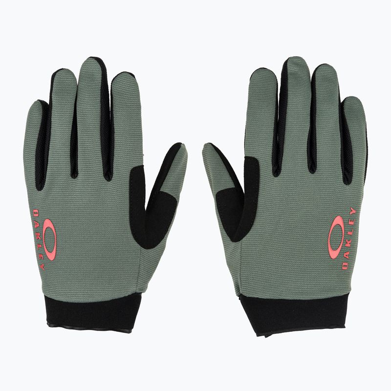 Rękawiczki rowerowe Oakley Seeker MTB aviator green 2
