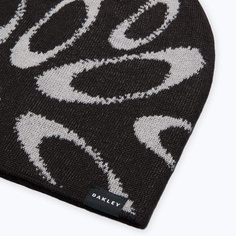Czapka zimowa Oakley Ellipse Graphic Beanie black/grey 3