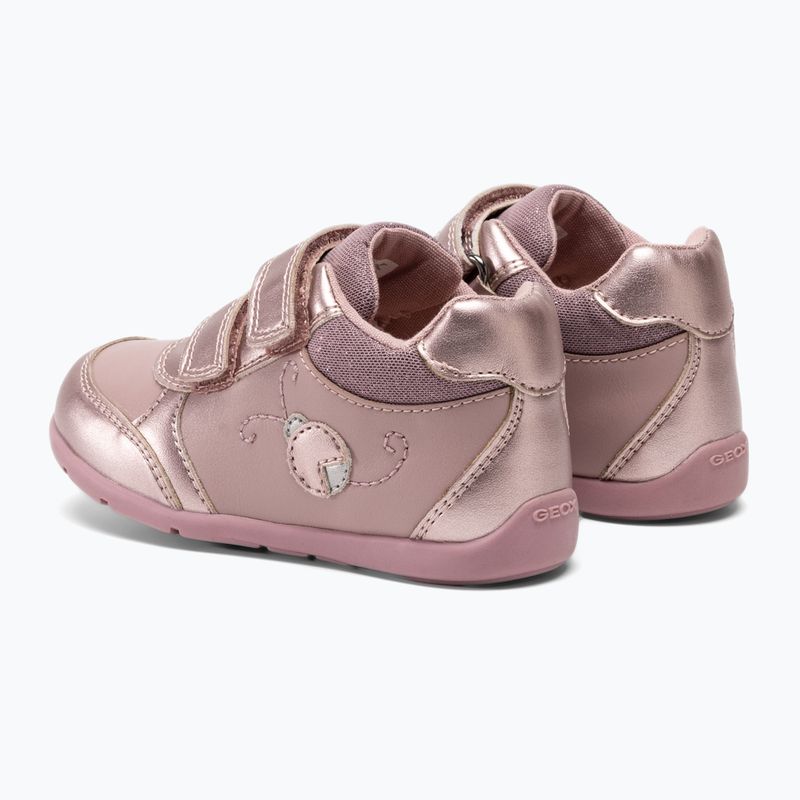 Buty dziecięce Geox Elthan rose/silver 3