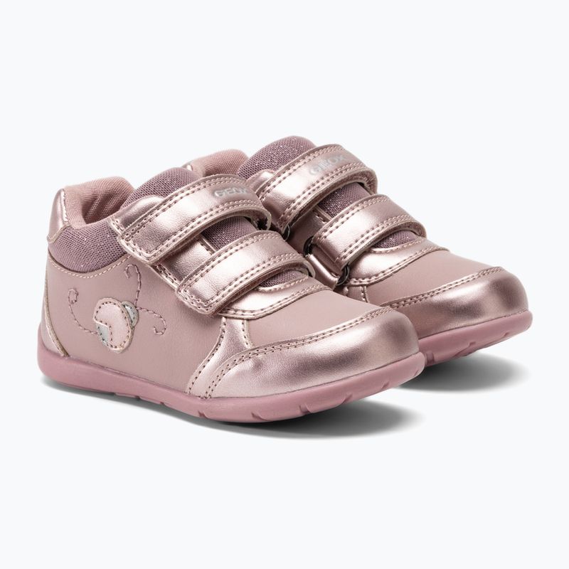 Buty dziecięce Geox Elthan rose/silver 4