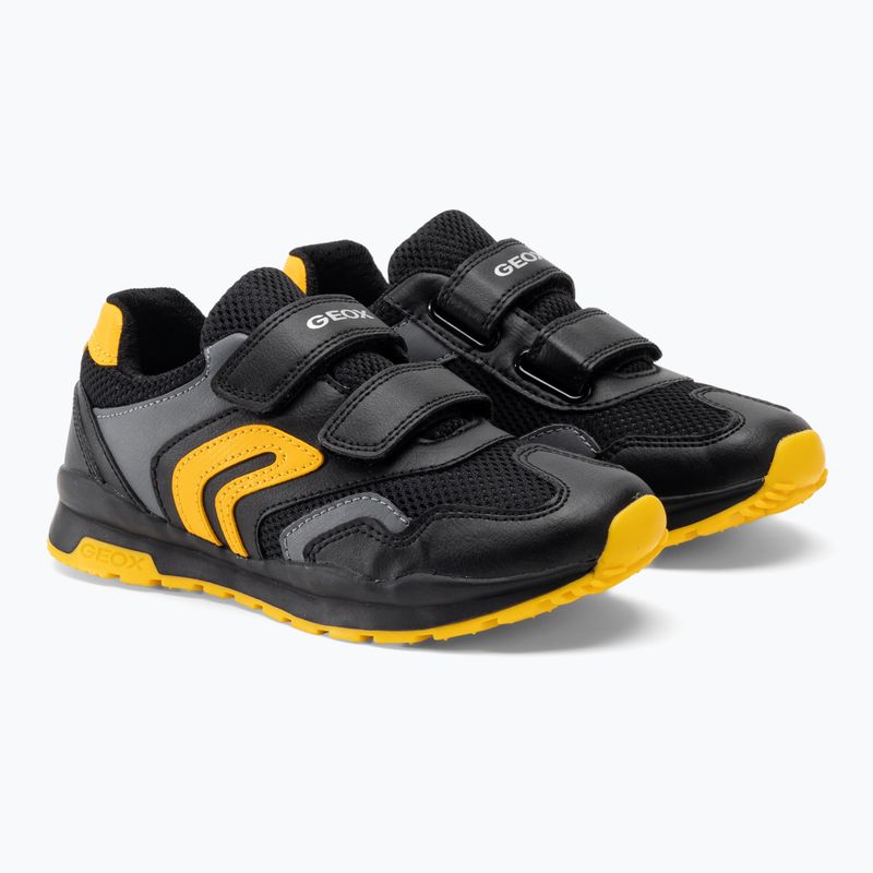 Buty juniorskie Geox Pavel black/gold 4