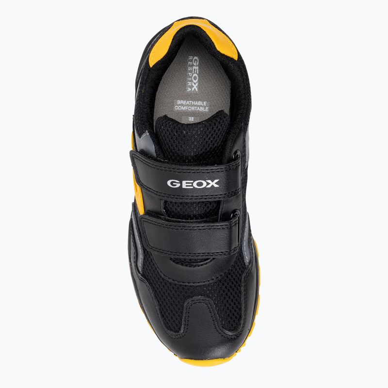 Buty juniorskie Geox Pavel black/gold 6