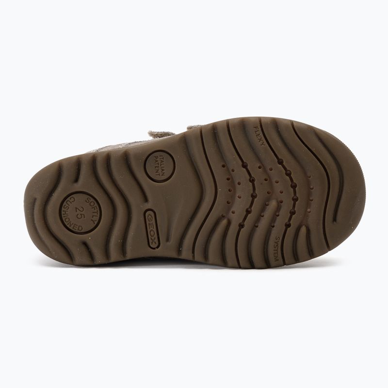 Buty dziecięce Geox Macchia smoke grey B164PC 5