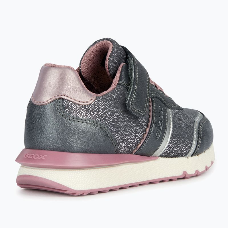 Buty juniorskie Geox Fastics grey/old rose 10