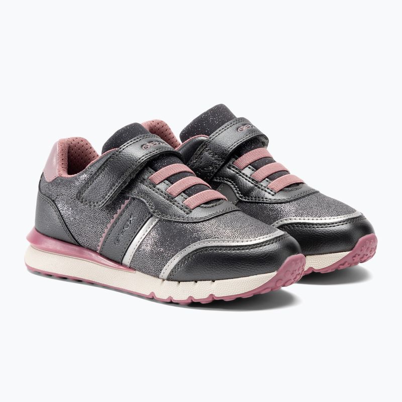 Buty juniorskie Geox Fastics grey/old rose 4