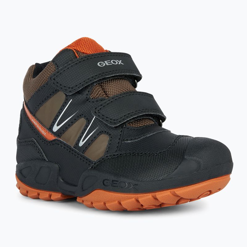 Buty juniorskie Geox New Savage Abx black/dark orange 7