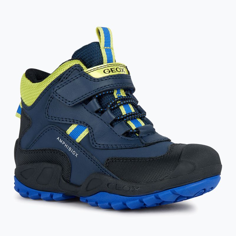Buty juniorskie Geox New Savage Abx navy/lime green 7