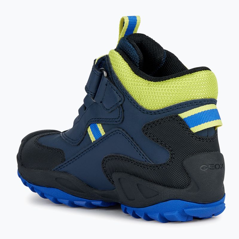 Buty juniorskie Geox New Savage Abx navy/lime green 9