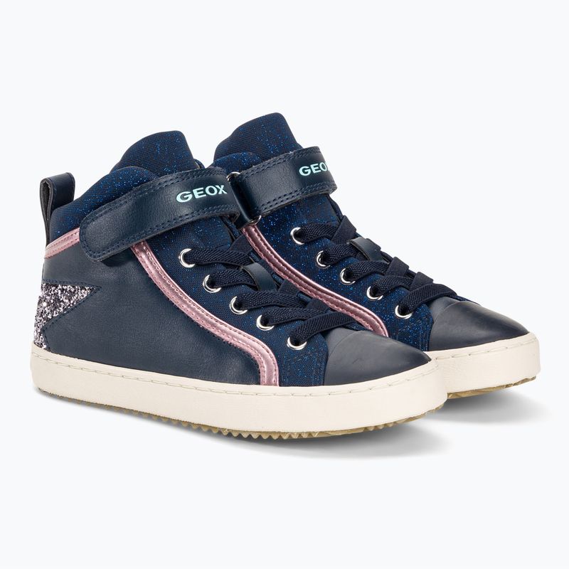 Buty juniorskie Geox Kalispera navy/dark silver 4