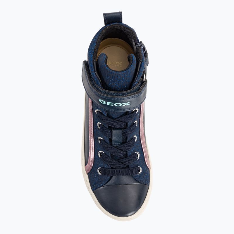 Buty juniorskie Geox Kalispera navy/dark silver 6