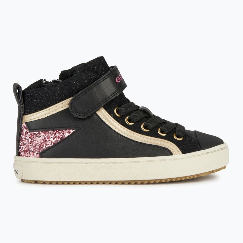 Buty juniorskie Geox Kalispera black/dark pink 8