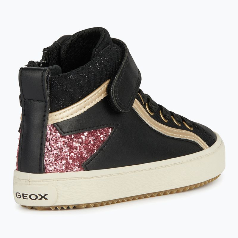 Buty juniorskie Geox Kalispera black/dark pink 10