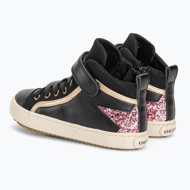 Buty juniorskie Geox Kalispera black/dark pink 3
