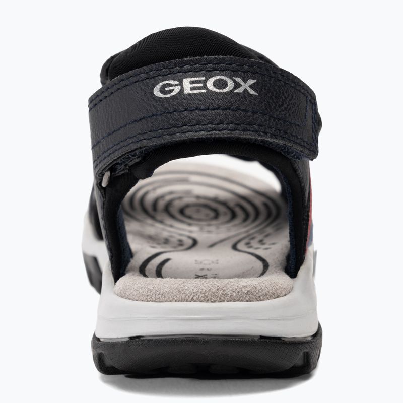 Sandały juniorskie Geox Borealis ocean blue/red 6