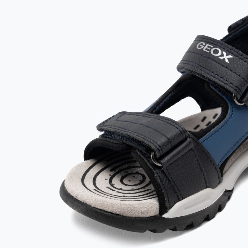 Sandały juniorskie Geox Borealis ocean blue/red 7