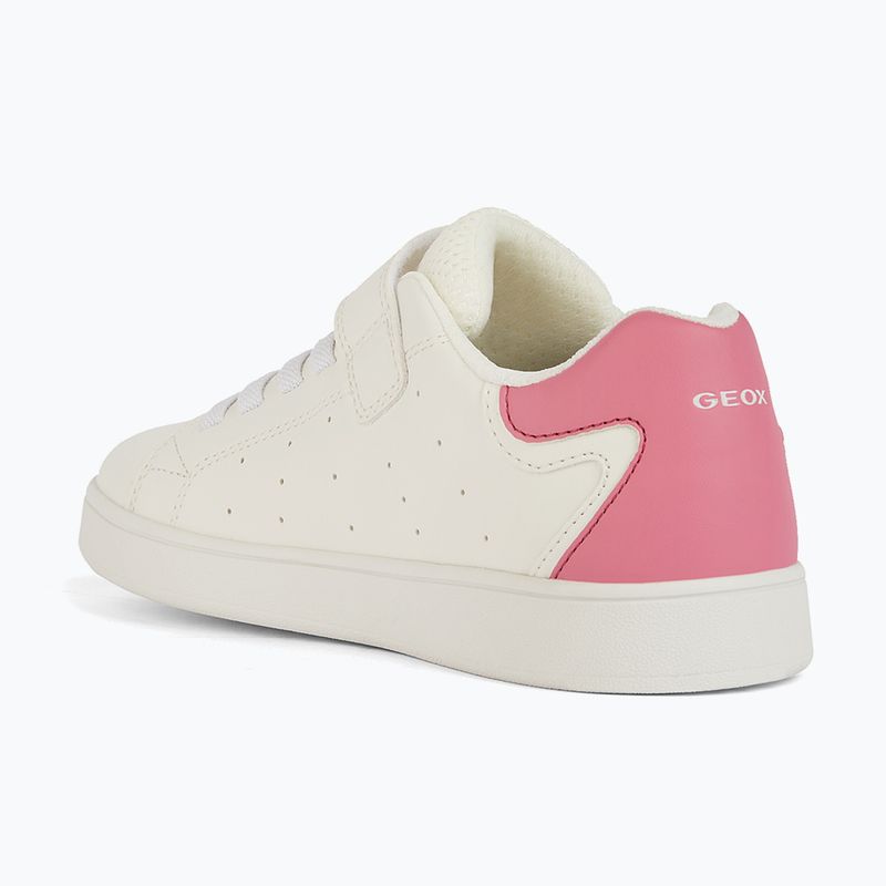 Buty juniorskie Geox Eclyper white/fuchsia 10