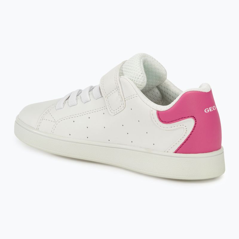 Buty juniorskie Geox Eclyper white/fuchsia 3