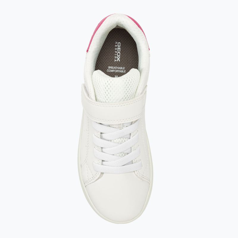 Buty juniorskie Geox Eclyper white/fuchsia 5