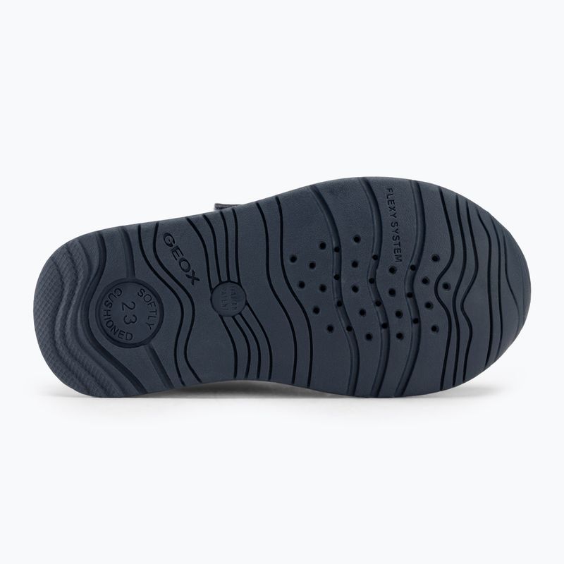 Buty dziecięce Geox Rishon nylon navy/yellow 4