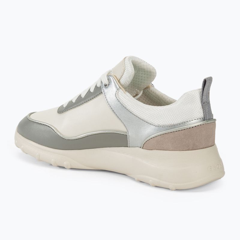 Buty damskie Geox Alleniee grey/optic white 4