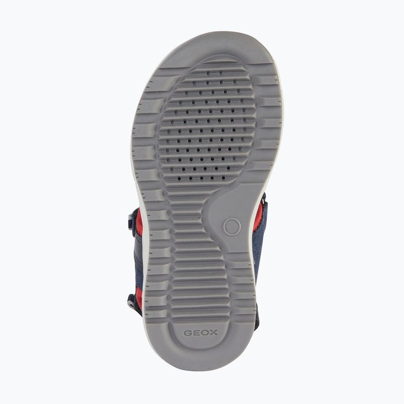 Sandały juniorskie Geox Alben ocean blue/red 12