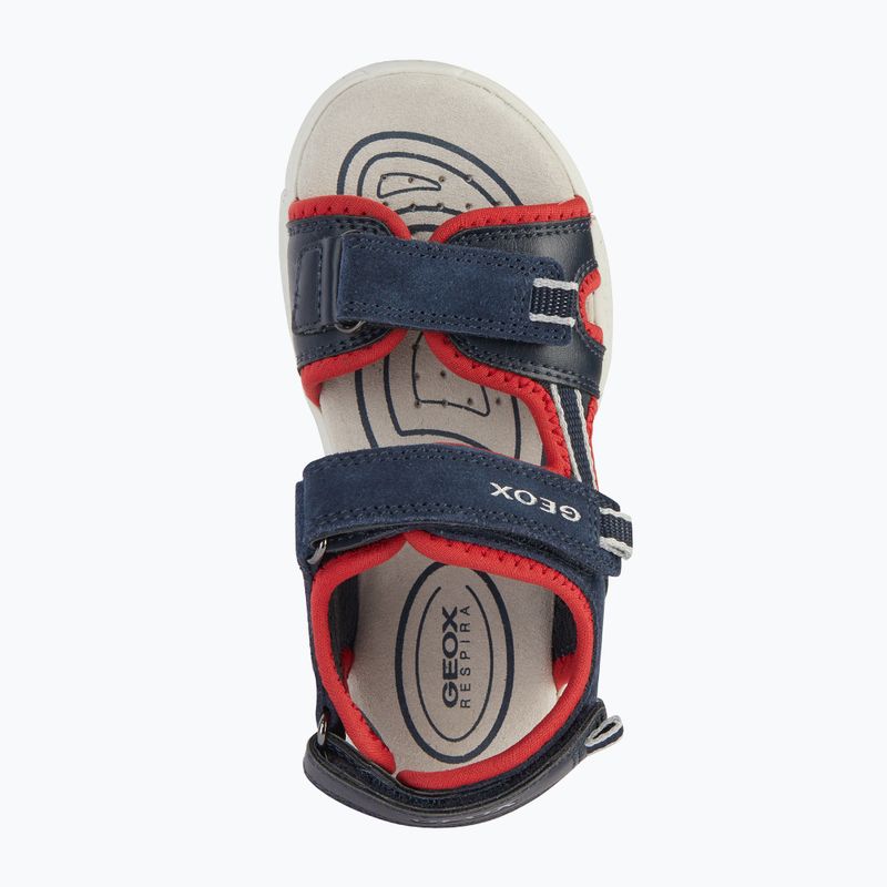 Sandały juniorskie Geox Alben ocean blue/red 13