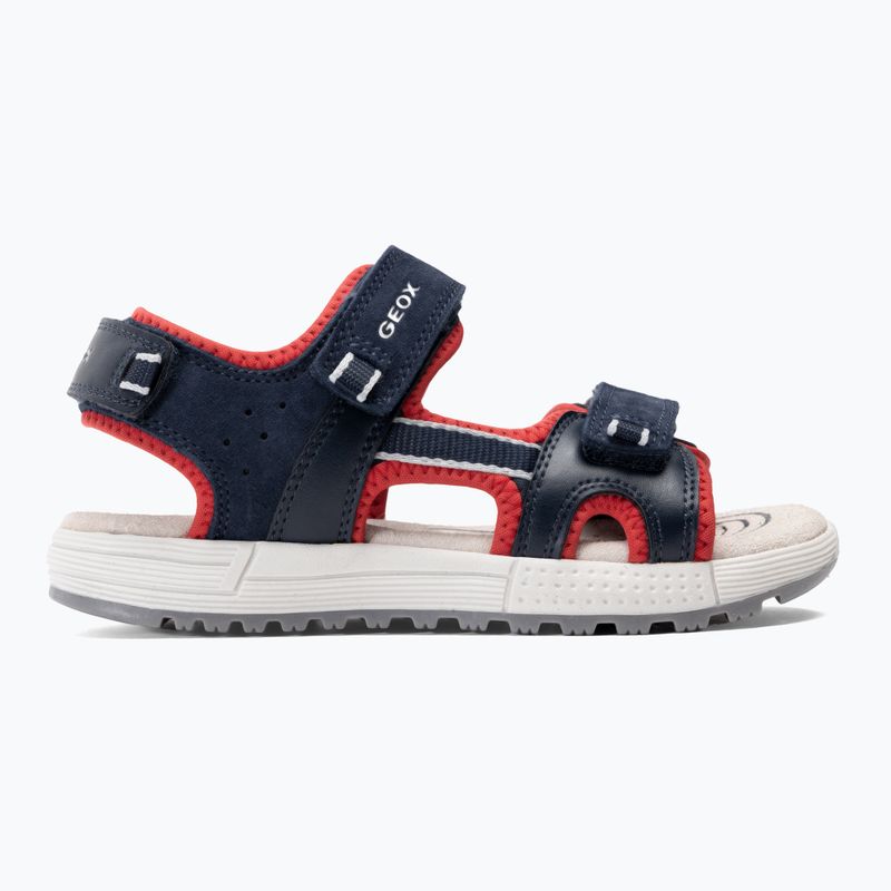 Sandały juniorskie Geox Alben ocean blue/red 2