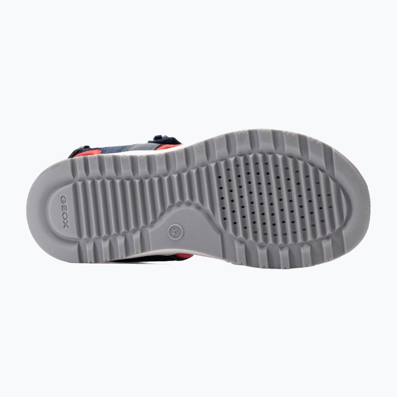 Sandały juniorskie Geox Alben ocean blue/red 4
