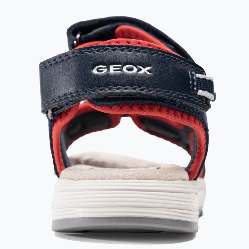 Sandały juniorskie Geox Alben ocean blue/red 6