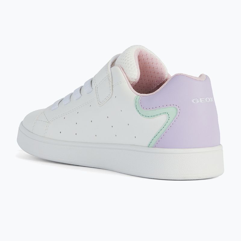 Buty juniorskie Geox Eclyper white/lilac 10