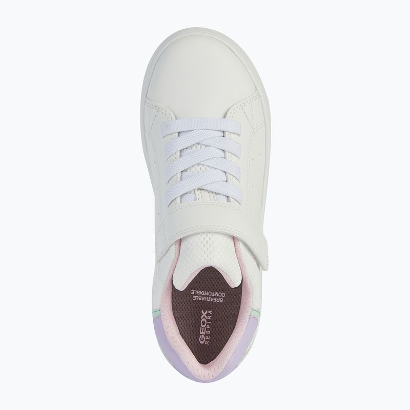 Buty juniorskie Geox Eclyper white/lilac 13