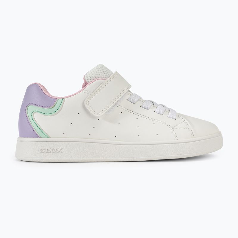 Buty juniorskie Geox Eclyper white/lilac 2