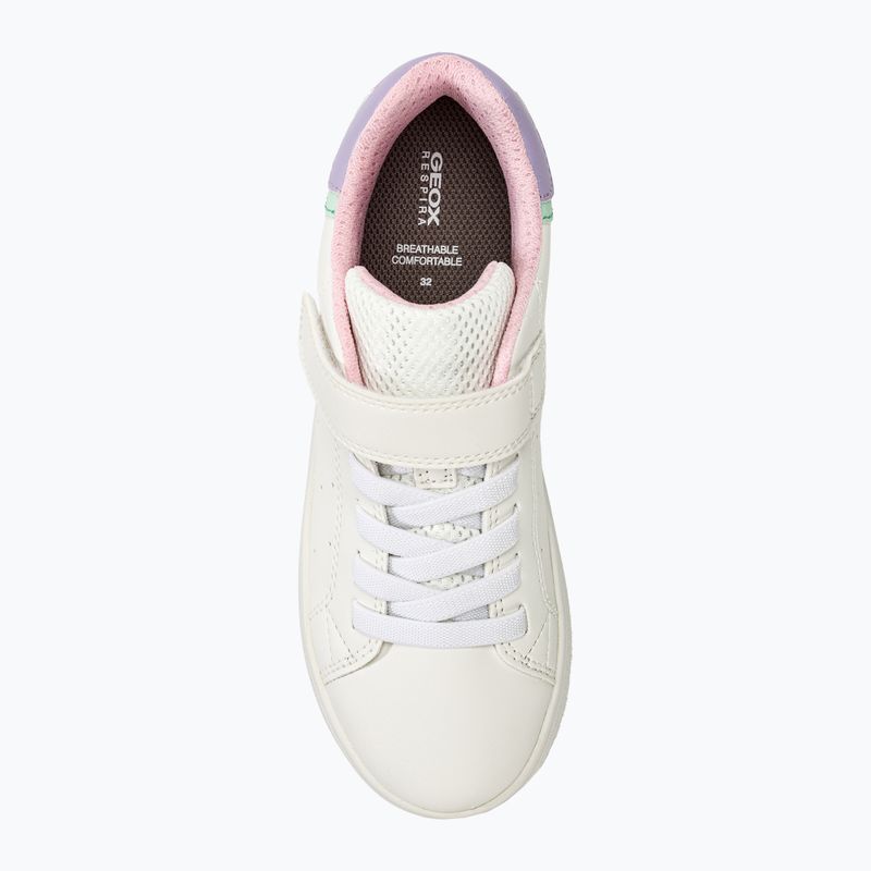 Buty juniorskie Geox Eclyper white/lilac 5