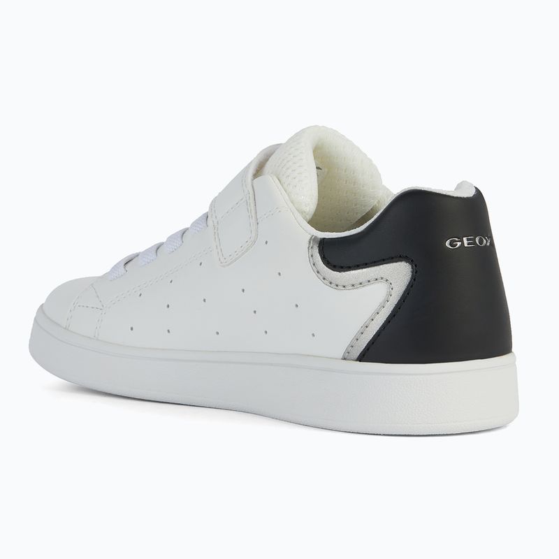 Buty juniorskie Geox Eclyper white/black 3