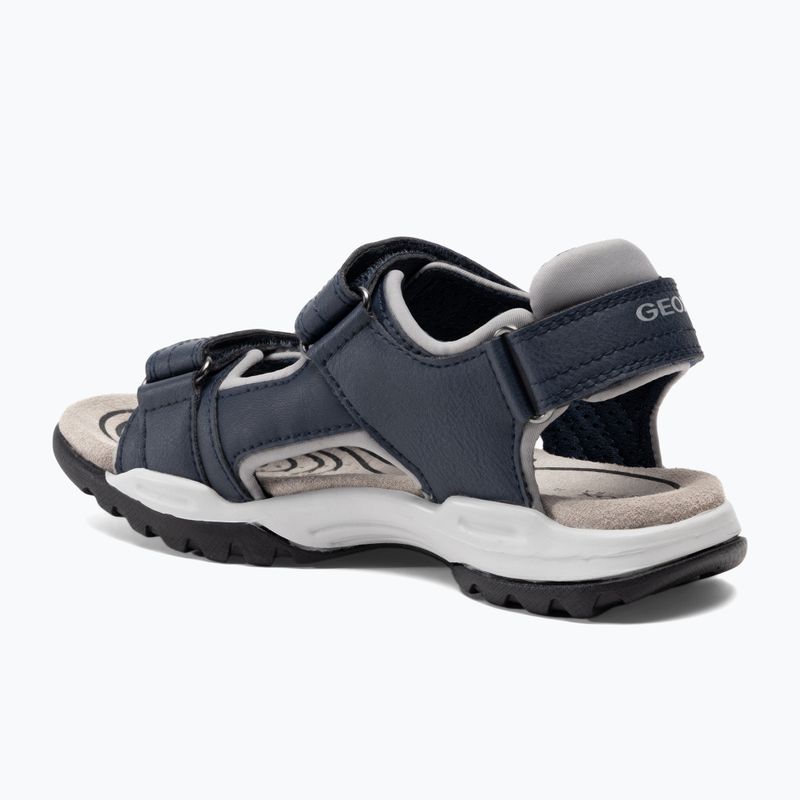 Sandały juniorskie Geox Borealis ocean blue/gold 3