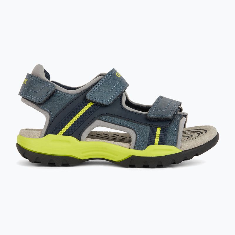 Sandały juniorskie Geox Borealis avio/lime 9