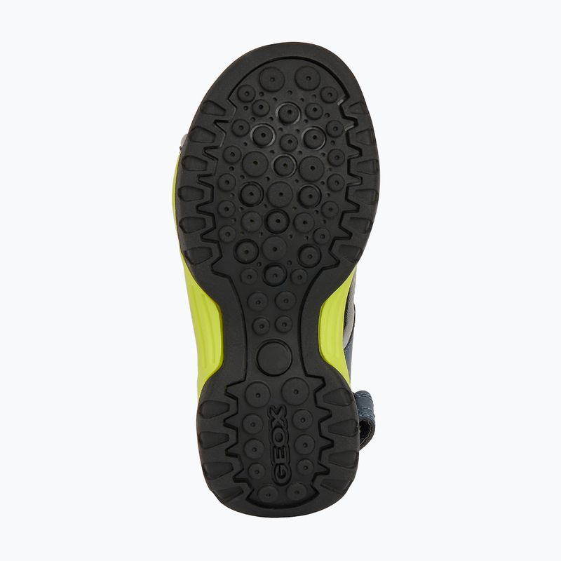 Sandały juniorskie Geox Borealis avio/lime 12