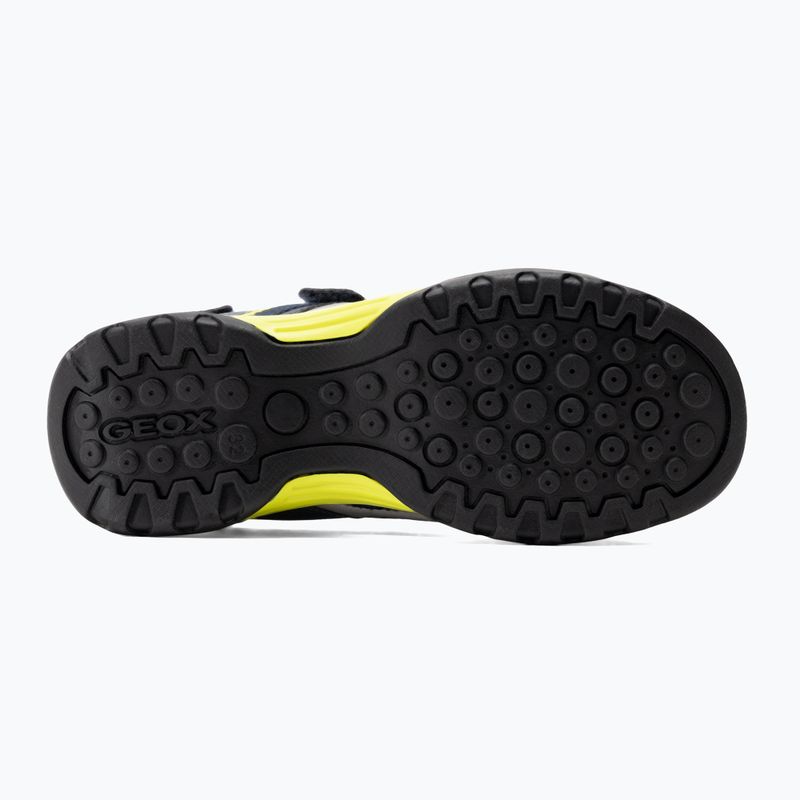 Sandały juniorskie Geox Borealis avio/lime 4