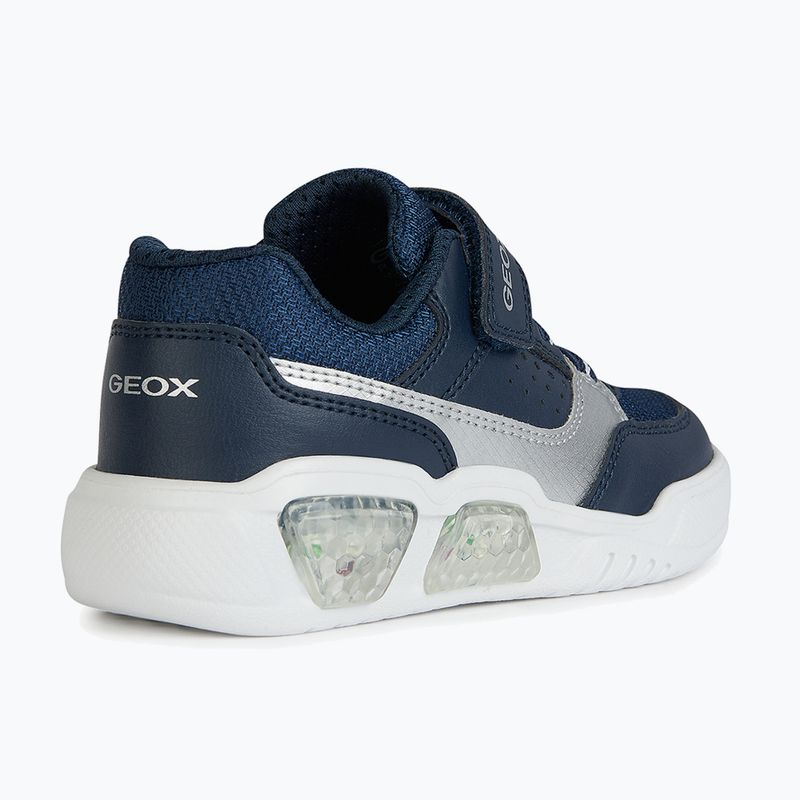 Buty juniorskie Geox Illuminus ocean blue/silver 12