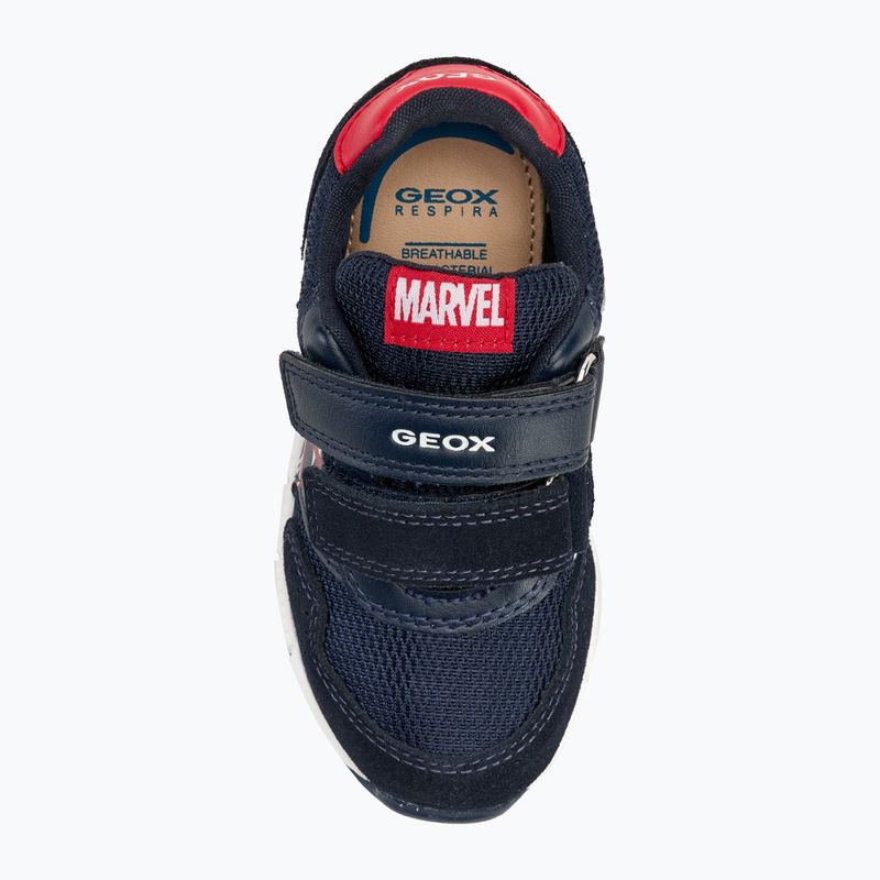 Buty dziecięce Geox Alben nylon navy / red 5